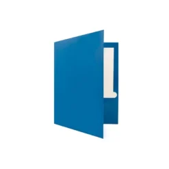 JAM Paper Laminated Two-Pocket Glossy Presentation Folders Blue 385GBUD 10 JAM Paper Laminated Two-Pocket Glossy Presentation Folders Blue 385GBUD -Office Supplies Store GUEST 0007b8cd 05f7 4f46 a45a 2586058063a9