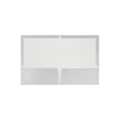 JAM Paper 2-Pocket Presentation Folders Silver Glossy 100/Box 385GSIB