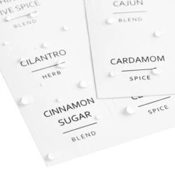 Talented Kitchen 144 Spice Labels Stickers, White Spice Jar Labels Preprinted For Spice Jar Lids, Seasoning Herbs Spice Rack Organization, Round 1.5in -Office Supplies Store GUEST 01837da4 1ec8 4f11 9fb1 75fe5147b306