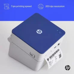 HP 203 DPI Label Printer, Internal Tray 4x6 Direct Thermal Printer