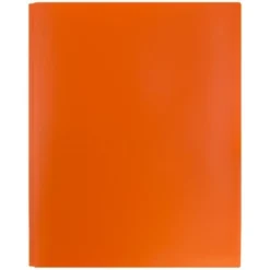 JAM 6pk POP 2 Pocket School Presentation Plastic Folders With Prong Fasteners Orange -Office Supplies Store GUEST 027eaa90 73d8 42f9 ad0a ad67490d9ce4