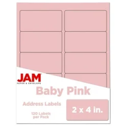 JAM Paper Mailing Labels 2" X 4" 120ct -Office Supplies Store GUEST 02988a7f 053e 441a a5ce 530e88a09f7c