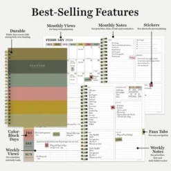 TF Publishing 2024 Weekly/Monthly Planner 8"x6.5" Colors Of The Season -Office Supplies Store GUEST 0463bce6 d055 488b af55 df559345acbd