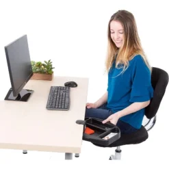 Clamp-On Desk Organizer – 13.5” Swivel Pen Tray With 4 Storage Compartments – Black – Stand Steady -Office Supplies Store GUEST 077d51f4 2148 469d 8383 2edac91f133e