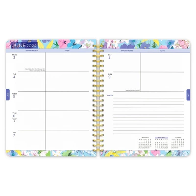 Browntrout 2024 Weekly/Monthly Planner 7.5"x7.125" Turnowsky House Flower Shop Foiled 3 Browntrout 2024 Weekly/Monthly Planner 7.5"x7.125" Turnowsky House Flower Shop Foiled - Image 3