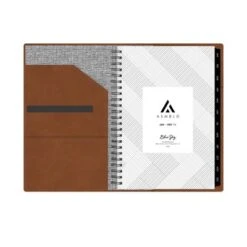 ASMBLD 2024 Refillable Planner 5"x8" Weekly/Monthly Faux Leather Tan -Office Supplies Store GUEST 0962eadf 75c2 467b 9da8 70a74396729b