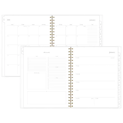 Sugar Paper Essentials 2024 Planner 11"x9.5" Weekly/Monthly Frosted Pink 1 Sugar Paper Essentials 2024 Planner 11"x9.5" Weekly/Monthly Frosted Pink