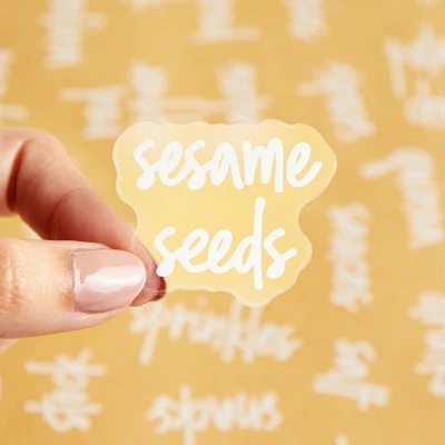 Talented Kitchen 375 Pantry Labels For Food Containers, Preprinted Clear Kitchen Food Labels For Organizing, White Script Stickers, Water Resistant 5 Talented Kitchen 375 Pantry Labels For Food Containers, Preprinted Clear Kitchen Food Labels For Organizing, White Script Stickers, Water Resistant - Image 5