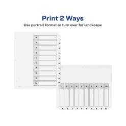 Avery Pre-Printed 10-Tab Numeric Dividers Customizable 11823 9 Avery Pre-Printed 10-Tab Numeric Dividers Customizable 11823 -Office Supplies Store GUEST 0e0d8acc c22a 4745 8428 d498fc191779