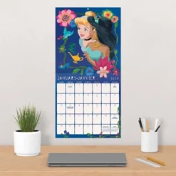 Trends International Inc. 2023-24 Wall Calendar 12"x12" Bilingual English/French Disney Princess -Office Supplies Store GUEST 0e2a5608 931a 4dba b026 27a1caab9c43