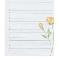 Pipilo Press Spiral Floral Daily And Monthly Perpetual Desk Calendar Planner Organizer, Flip Pages, 5 X 10 In -Office Supplies Store GUEST 11819b49 7d3f 4f67 a029 469b96f01887