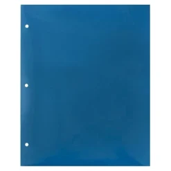 JAM 6pk 3 Hole Punch 2 Pocket Glossy Paper Folder - Blue -Office Supplies Store GUEST 13dc4283 81b2 4298 bb6a 9a75ae97e312