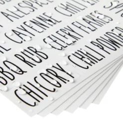 Talented Kitchen 145 Spice Labels Stickers, Clear Spice Jar Labels Preprinted For Seasoning Herbs Kitchen Spice Rack Organization, Water Resistant -Office Supplies Store GUEST 1525f9a7 8f16 4d93 9abf d3ae801f7064