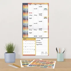 Trends International Inc. 2023-24 Wall Calendar 12"x12" Family Planner With Stickers -Office Supplies Store GUEST 1548af20 c790 4fea 832d d6102762a1e9