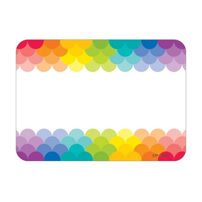 Creative Teaching Press Painted Palette Rainbow Scallops Name Tag Labels, 36 Per Pack, 6 Packs 1 Creative Teaching Press Painted Palette Rainbow Scallops Name Tag Labels, 36 Per Pack, 6 Packs