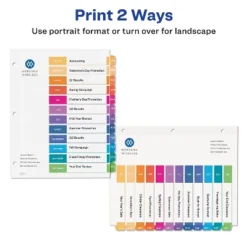 Avery Pre-Printed Monthly Dividers Customizable Table 11830 10 Avery Pre-Printed Monthly Dividers Customizable Table 11830 -Office Supplies Store GUEST 191f3aff 3906 4276 85d7 2dcc2174a19d