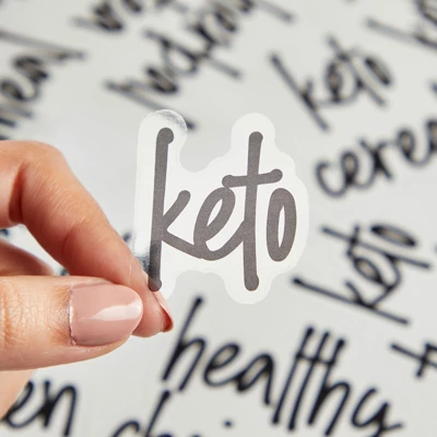 Talented Kitchen 170 Pack Script Keto Diet Ingredients Pantry Label Stickers For Food Storage Container, Jar & Canisters 3 Talented Kitchen 170 Pack Script Keto Diet Ingredients Pantry Label Stickers For Food Storage Container, Jar & Canisters - Image 3