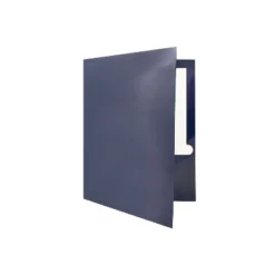 JAM Paper Laminated Glossy 2 Pocket Presentation Folders Navy Blue 100/Box 5042523B -Office Supplies Store GUEST 195e1ac3 b2fa 4244 a102 07e993e86531