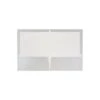 JAM Paper Laminated Two-Pocket Glossy Presentation Folders Silver 385GSID