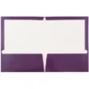 JAM 6pk Glossy Paper Folder 2 Pocket - Purple