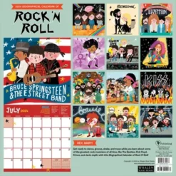 TF Publishing 2024 Wall Calendar 12"x12" Rock N Roll Biographies -Office Supplies Store GUEST 1cfb6aee e357 4a6f bd79 e3cc219834a6