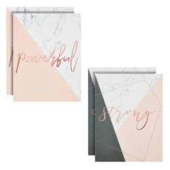 Paper Junkie 12-Pack Inspirational 2 Pocket Folders For Marble Print Office Supplies, 6 Decorative Rose Gold Motivational Designs For School, 12x9 In -Office Supplies Store GUEST 1dac9e93 0d96 4cce a97e 3600fc7ce97d