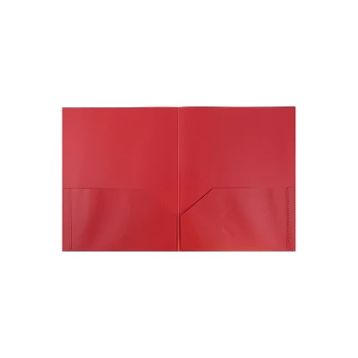 JAM Paper Pop 2-Pocket Presentation Folder Red 96/Box 382EREDB 1 JAM Paper Pop 2-Pocket Presentation Folder Red 96/Box 382EREDB