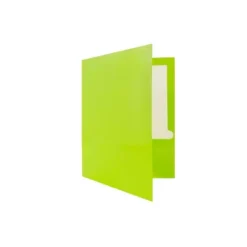 JAM Paper Laminated Two-Pocket Glossy Presentation Folders Lime Green 385GLID 10 JAM Paper Laminated Two-Pocket Glossy Presentation Folders Lime Green 385GLID -Office Supplies Store GUEST 1ebe670f 1831 4d4a 8dc9 8764c62b2b43
