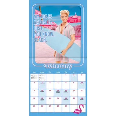 Trends International Inc. 2023-24 Wall Calendar 12"x12" Barbie: The Movie 2 Trends International Inc. 2023-24 Wall Calendar 12"x12" Barbie: The Movie - Image 2