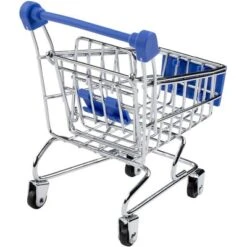 Juvale Mini Shopping Cart - 4-Pack Desk Organizers, Pen Pencil Holder Storage Toy For Stationery Supplies, 4 Colors, 3.25 X 4.375 X 4.75 Inches -Office Supplies Store GUEST 20ceffdf f24f 4c23 9041 43eff959321c