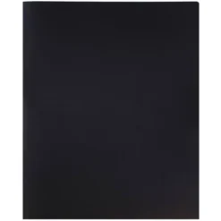 JAM 6pk POP 2 Pocket School Presentation Plastic Folders Black -Office Supplies Store GUEST 2232e1a6 aaa0 41dc bde3 311f423e10df