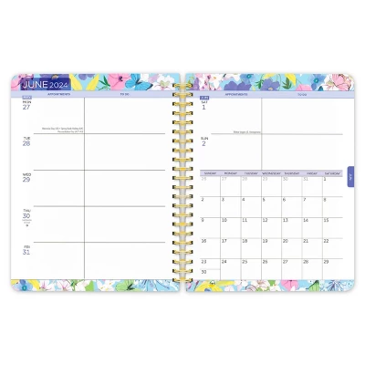 Browntrout 2024 Weekly/Monthly Planner 7.5"x7.125" Turnowsky House Flower Shop Foiled 2 Browntrout 2024 Weekly/Monthly Planner 7.5"x7.125" Turnowsky House Flower Shop Foiled - Image 2