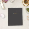 Ivory Paper Co 2024 Planner 10"x8" Weekly/Monthly Bookbound Black