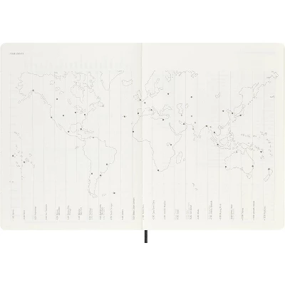 Moleskine 2023 Planner Monthly 18 Month XL Soft Cover Black 5 Moleskine 2023 Planner Monthly 18 Month XL Soft Cover Black - Image 5