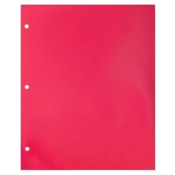 JAM 6pk 3 Hole Punch 2 Pocket Glossy Paper Folder - Pink -Office Supplies Store GUEST 271f448b 23b3 4b36 9da6 b9e0ce68da48