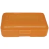 Romanoff Products 8 1/2" X 5 1/2" X 2 1/2" Pencil Box Tangerine ROM60227