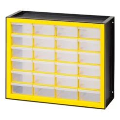 IRIS Drawer Parts Cabinet Black/Yellow -Office Supplies Store GUEST 2840d832 020a 4d3e 947a 4509443c04c0