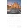 The Gifted Stationery 2024 Square Wall Calendar, Italy, 16-Month Passport Collection Theme With 180 Reminder Stickers (12x12 In)