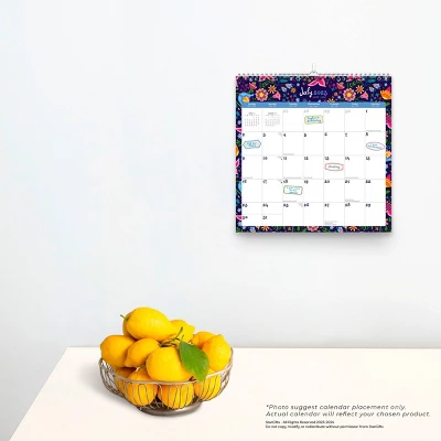 StarGifts 2023-2024 Wall Calendar 12"x12" Floral Splendor 4 StarGifts 2023-2024 Wall Calendar 12"x12" Floral Splendor - Image 4