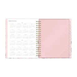 Rachel Parcell 2024 Planner 7.8"x9.13" Daily/Monthly Laminated Wirebound Peony -Office Supplies Store GUEST 29b68264 02de 4b2c ad06 8c6ffc8061b1