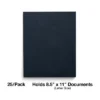 Staples School Grade 2 Pocket Folder Navy 25/Box 27539-CC
