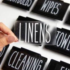 Talented Kitchen 8 Pack Metal Basket Labels Clip On Holders W/ 70 Household Labels For Storage Bins, Bin Clips Labels Tags For Organizing Home, Black -Office Supplies Store GUEST 2b04ac61 d3ff 4190 bd57 29ddfd8cbc5a