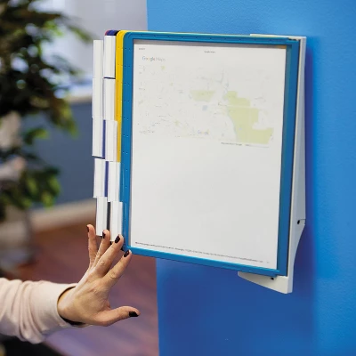 Durable Sherpa Wall-Mount Reference System 10 Panels 10 X 4 X 13 1/2 554100 8 Durable Sherpa Wall-Mount Reference System 10 Panels 10 X 4 X 13 1/2 554100 - Image 8