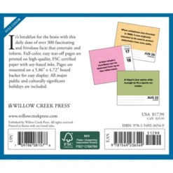 Willow Creek Press 2024 Daily Desk Calendar 5.2"x6.2" Today I Learned