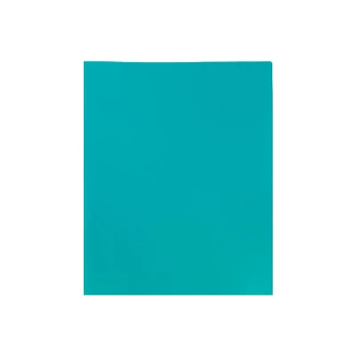 JAM Paper Plastic Two-Pocket School POP Folders Teal Bulk 96/Pack 382ETEB 4 JAM Paper Plastic Two-Pocket School POP Folders Teal Bulk 96/Pack 382ETEB - Image 4