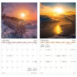 Trends International Inc. 2023-24 Wall Calendar 12"x12" Sunsets -Office Supplies Store GUEST 336084fa 064e 4898 b11d 415b0ae97357