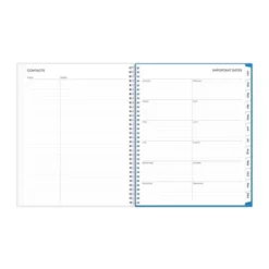 Blue Sky 2024 Planner 8.5"x11" Weekly/Monthly Frosted Cover Whitney Cool -Office Supplies Store GUEST 3422fe8e 227a 4ad3 9083 7a883ae7dd5d