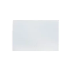 JAM Paper Two-Pocket Textured Linen Business Folders White Bulk 25/Pack 386LWHA