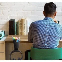 Clamp-On Pen Cup – 3-in-1 Desk Organizer With Storage Containers And Hook – Black – Stand Steady -Office Supplies Store GUEST 3a3306f1 8fe1 49f6 b801 f657c37e9896