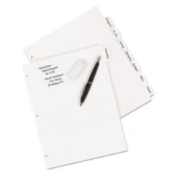 Avery Write-On Big Tab Plastic Dividers 8-Tab Letter 16371 -Office Supplies Store GUEST 3a4eabcb 71ae 4245 9ae3 8865448297f3